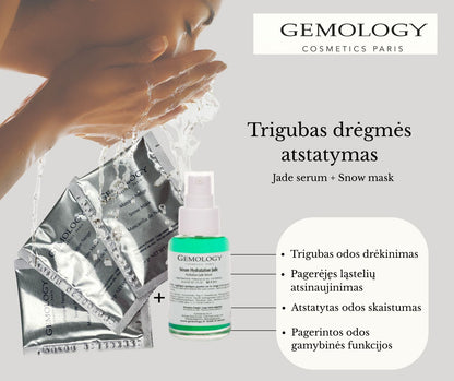 Gemology nefrito drėkinanti procedūra